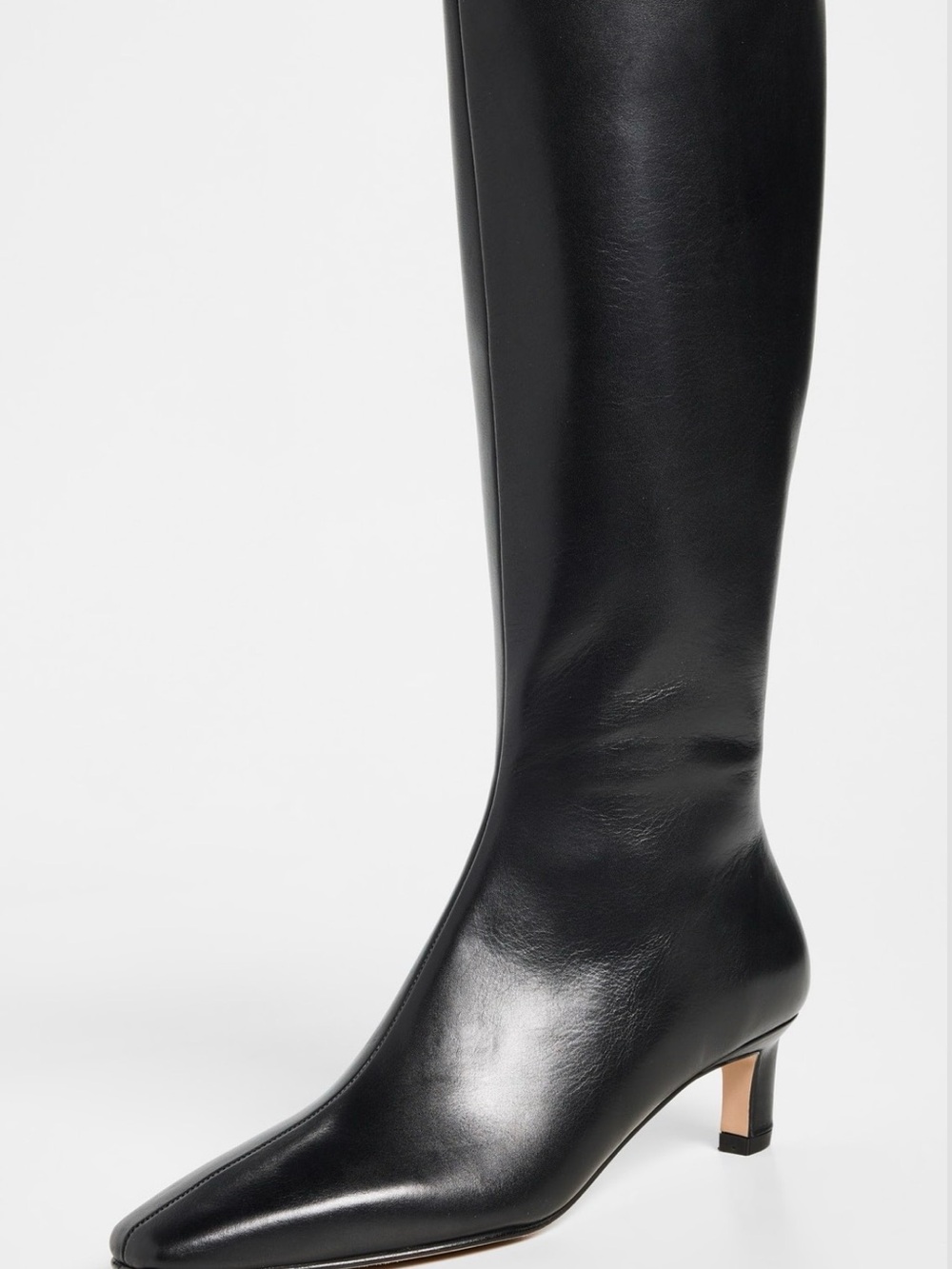 Alohas Rory Boots Black Knee-High Leather - Picture 3 of 4